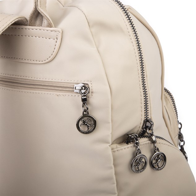 Nas Bag Kadın Çok Cepli Sırt Çantası (en :30cm x boy:34) Kum