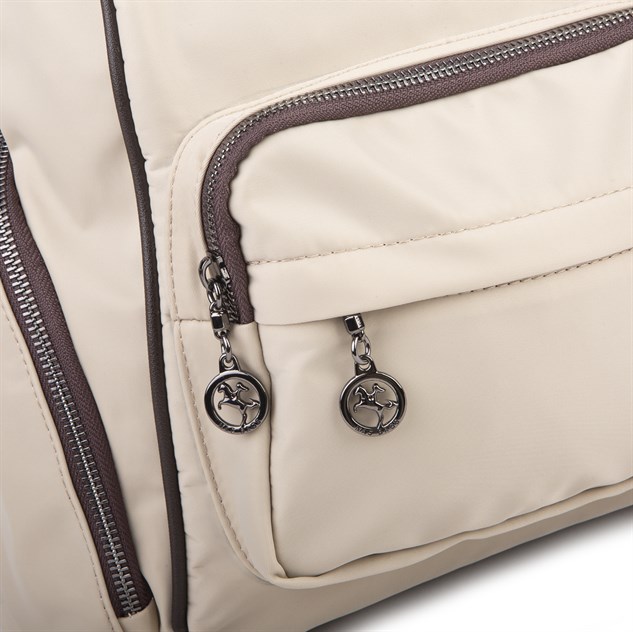 Nas Bag Kadın Çok Cepli Sırt Çantası (en :30cm x boy:34) Kum Kahve