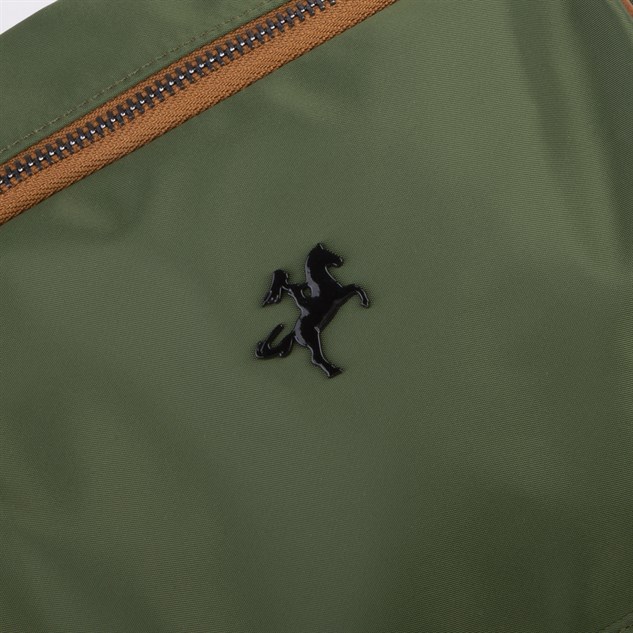 Nas Bag Kadın Çok Cepli Sırt Çantası (en :30cm x boy:34) Haki Taba