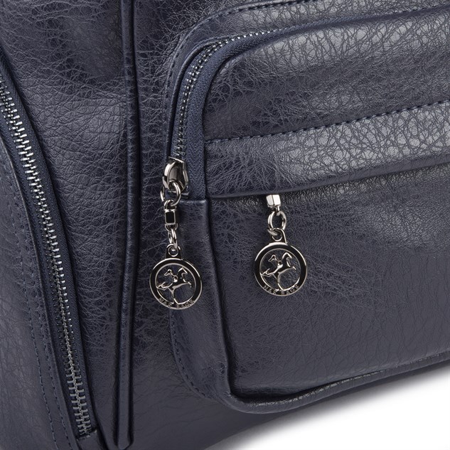 Nas Bag Kadın Çok Cepli Sırt Çantası (en :30cm x boy:34) Lacivert Victoria