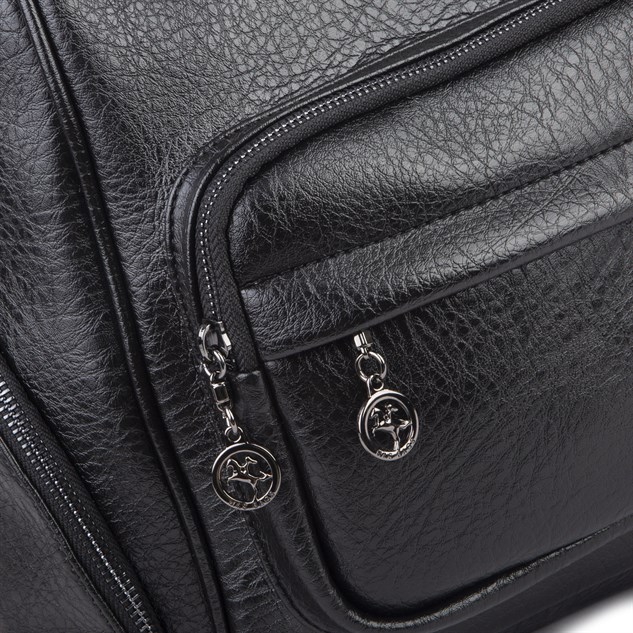 Nas Bag Kadın Çok Cepli Sırt Çantası (en :30cm x boy:34) Siyah Victoria