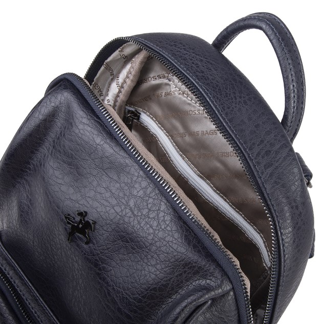 Nas Bag Kadın Çok Cepli Sırt Çantası (en :30cm x boy:34) Lacivert Victoria