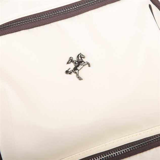 Nas Bag Kadın Çok Cepli Sırt Çantası (en :30cm x boy:34) Krem Kahve