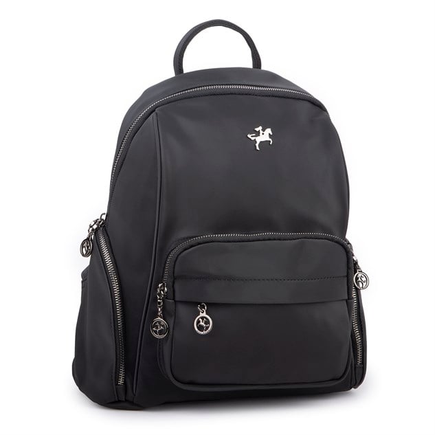 Nas Bag Kadın Çok Cepli Sırt Çantası (en :30cm x boy:34) Siyah Buzzy