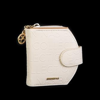 Nas Bag Kadın Çok Fonksiyonlu Cüzdan Krem Camel Gofraj
