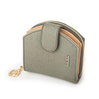 Nas Bag Kadın Çok Fonksiyonlu Cüzdan Yeşil Camel Gofraj