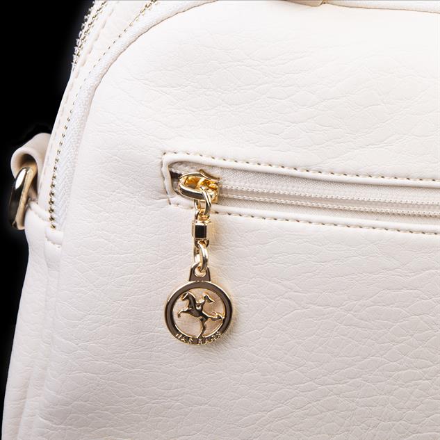 Nas Bag Kadın Çok Gözlü El Omuz ve Çapraz Çantası ( 25x20 cm) Krem  Victoria