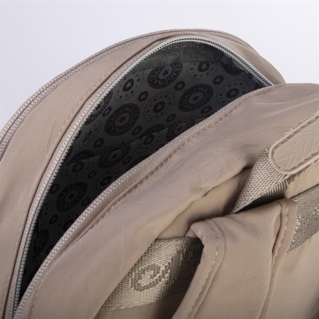 Nas Bag Kadın Çok Gözlü Hafif Su Geçirmez Unisex  (water proof) Çanta Vizon 
