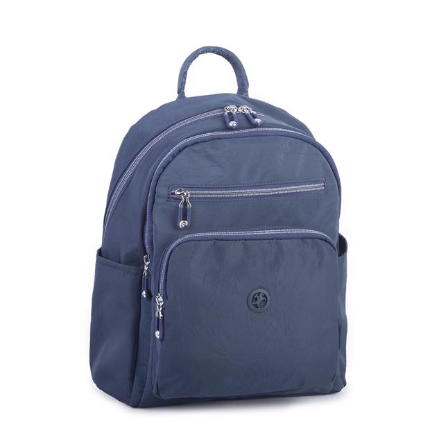 Nas Bag Kadın Çok Gözlü Hafif Su Geçirmez Unisex  (water proof) Çanta Lacivert