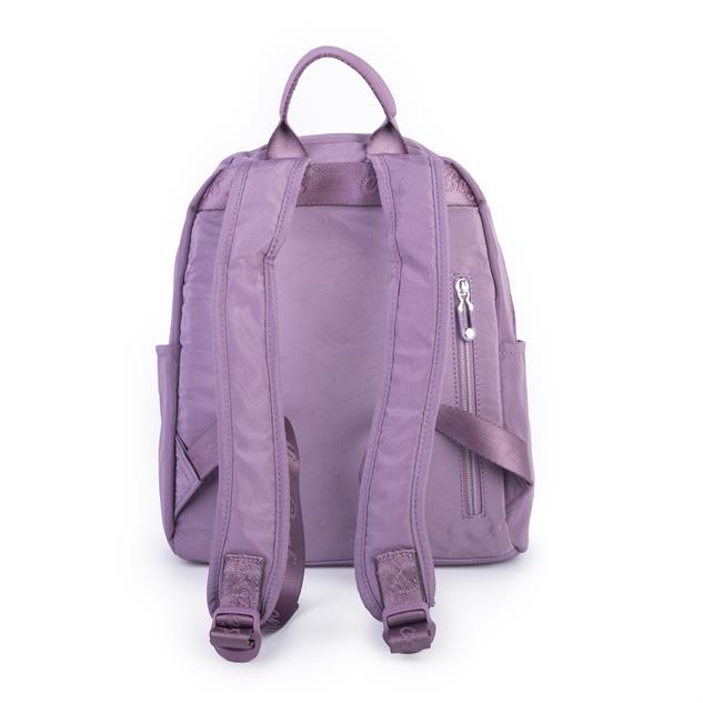 Nas Bag Kadın Çok Gözlü Hafif Su Geçirmez Unisex  (water proof) Çanta Mor