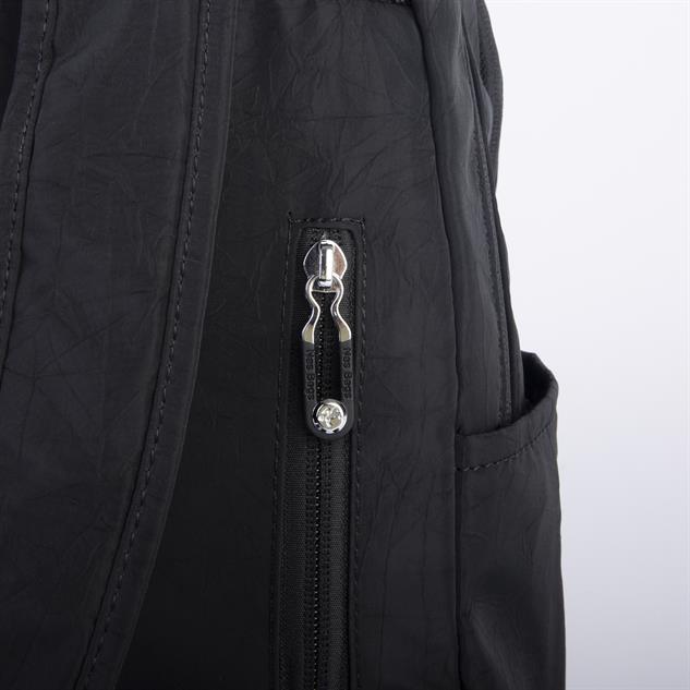 Nas Bag Kadın Çok Gözlü Hafif Su Geçirmez Unisex  (water proof) Çanta Siyah 