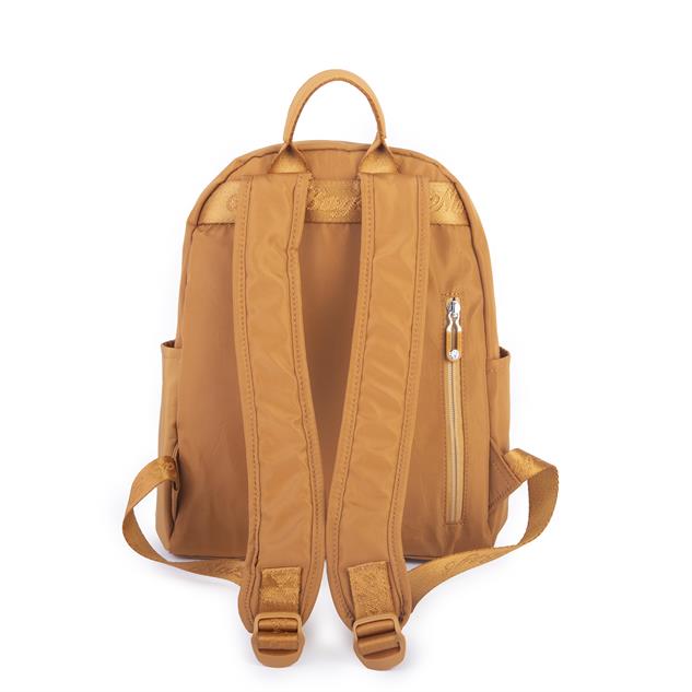 Nas Bag Kadın Çok Gözlü Hafif Su Geçirmez Unisex  (water proof) Çanta Hardal