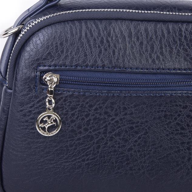 Nas Bag Kadın Çok Gözlü Mini El ve Çapraz Çanta Lacivert  Victoria