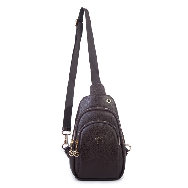 Nas Bag Kadın Crossbody Bag Bel ve Body Bag Kahve Victoria
