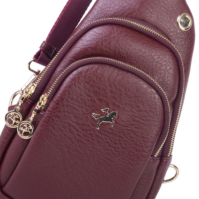 Nas Bag Kadın Crossbody Bag Bel ve Body Bag Bordo Victoria