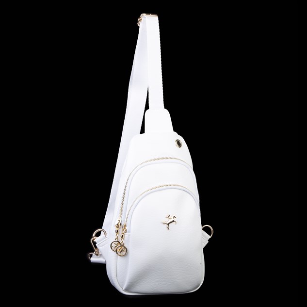 Nas Bag Kadın Crossbody Bag Bel ve Body Bag Beyaz Victoria