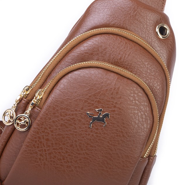 Nas Bag Kadın Crossbody Bag Bel ve Body Bag Taba  Victoria
