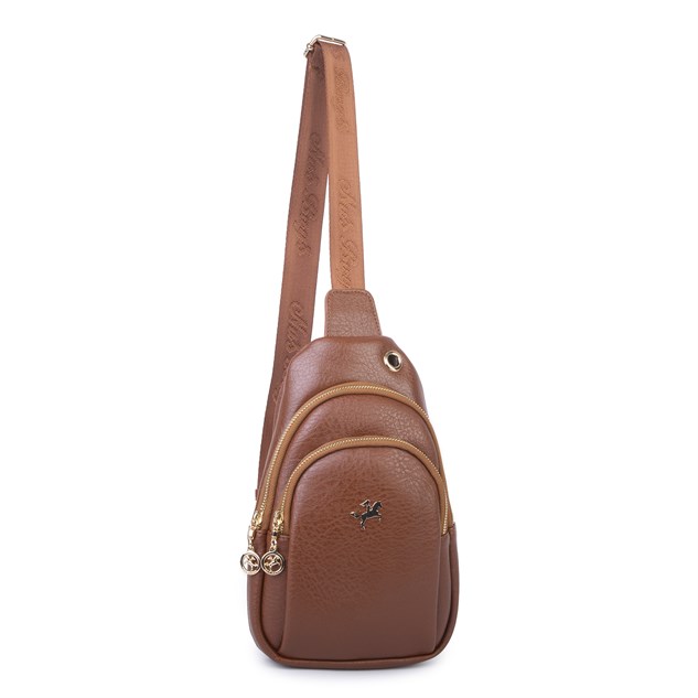 Nas Bag Kadın Crossbody Bag Bel ve Body Bag Taba  Victoria