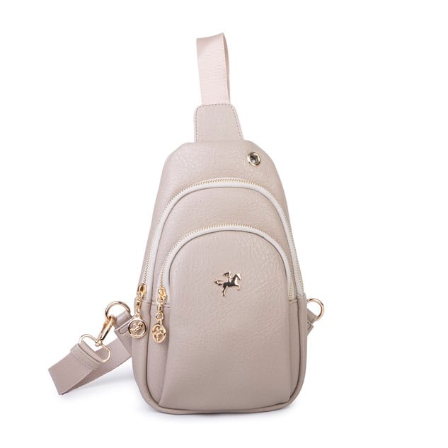 Nas Bag Kadın Crossbody Bag Bel ve Body Bag Kum Victoria