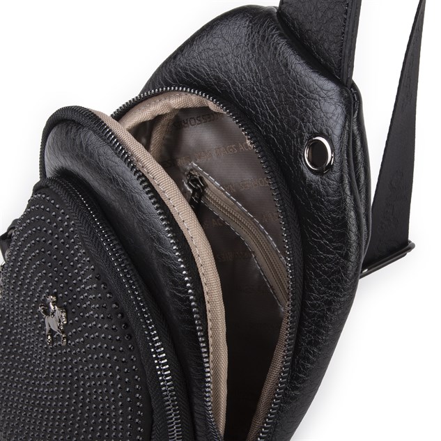 Nas Bag Kadın Crossbody Bag Bel ve Body Bag Siyah
