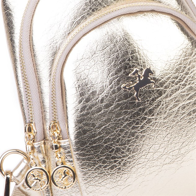 Nas Bag Kadın Crossbody Bag Bel ve Body Bag Altın Victoria