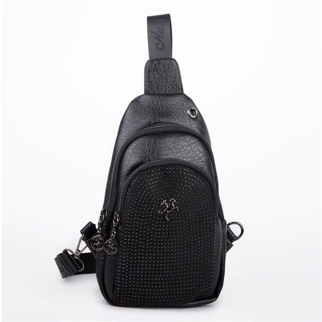 Nas Bag Kadın Crossbody Bag Bel ve Body Bag Siyah