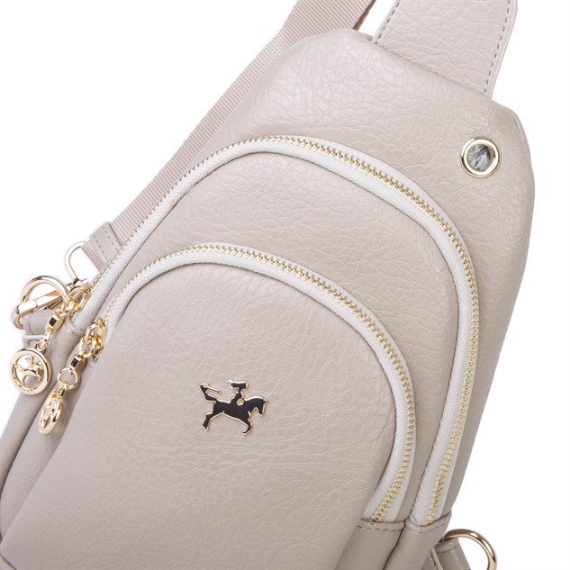 Nas Bag Kadın Crossbody Bag Bel ve Body Bag Kum Victoria