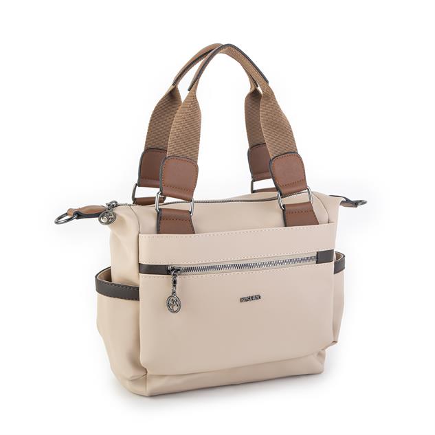 Nas Bag Kadın El Çantası Kum  Taba Kahve Buzzy