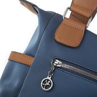 Nas Bag Kadın El Çantası Lacivert Taba Buzzy