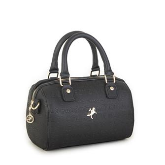 Nas Bag Kadın El Çantası Siyah Gofraj