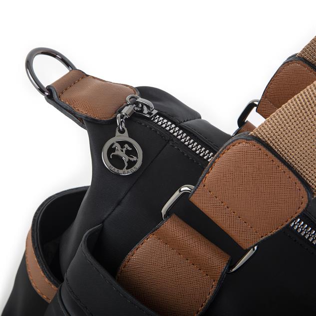 Nas Bag Kadın El Çantası Siyah Taba Buzzy