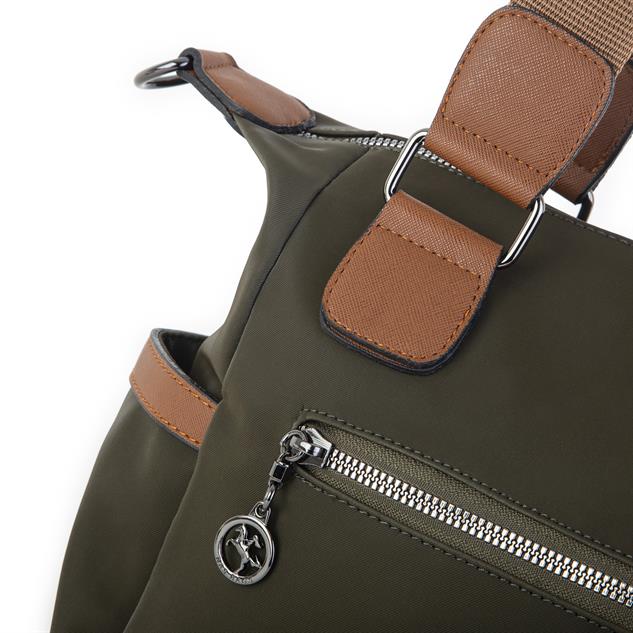 Nas Bag Kadın El Çantası Yeşil  Taba Buzzy