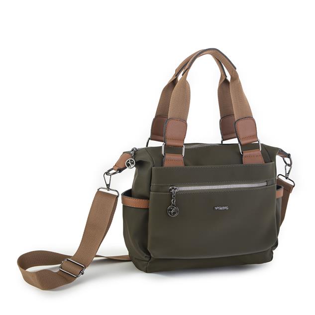Nas Bag Kadın El Çantası Yeşil  Taba Buzzy