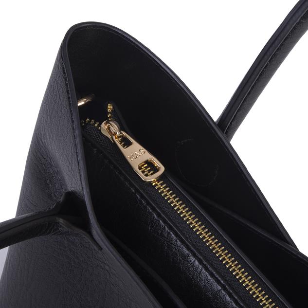 Nas Bag Kadın El ve Omuz Çantası Premium Seri Siyah Victoria