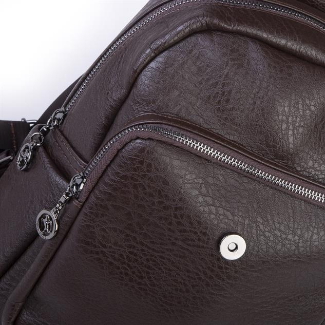 Nas Bag Kadın Kapaklı Sırt Çantası Kahve Victoria