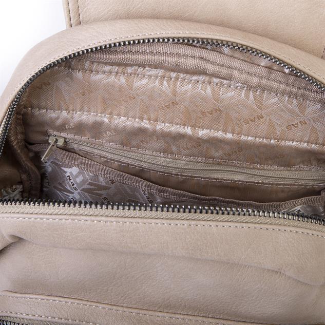 Nas Bag Kadın Kapaklı Sırt Çantası Kum King
