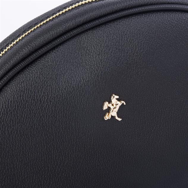 Nas Bag Kadın  Mini Çapraz  Çanta  Siyah  Mercan  (21x16x8 cm)