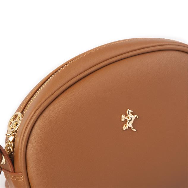 Nas Bag Kadın  Mini Çapraz Çanta Taba Luna (21x16x8 cm)