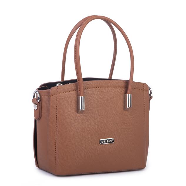 Nas Bag Kadın Mini El ve Çapraz Çanta Taba