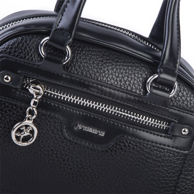 Nas Bag Kadın Mini El ve Çapraz Çanta Siyah Lopez