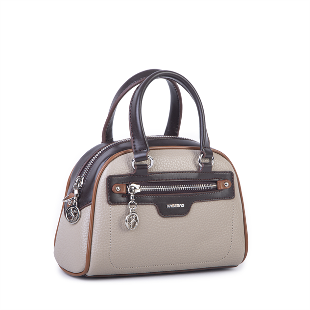 Nas Bag Kadın Mini El ve Çapraz Çanta Kum Kahve Taba Lopez