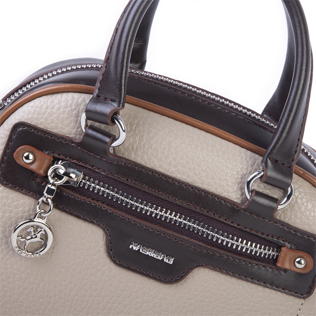 Nas Bag Kadın Mini El ve Çapraz Çanta Kum Kahve Taba Lopez