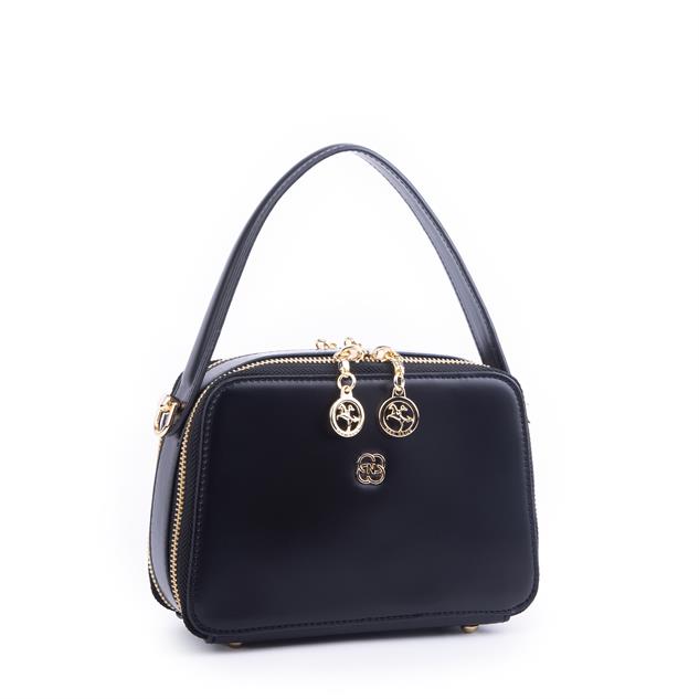 Nas Bag Kadın Mini El ve Çapraz Çanta Siyah  (en:20 boy :15)