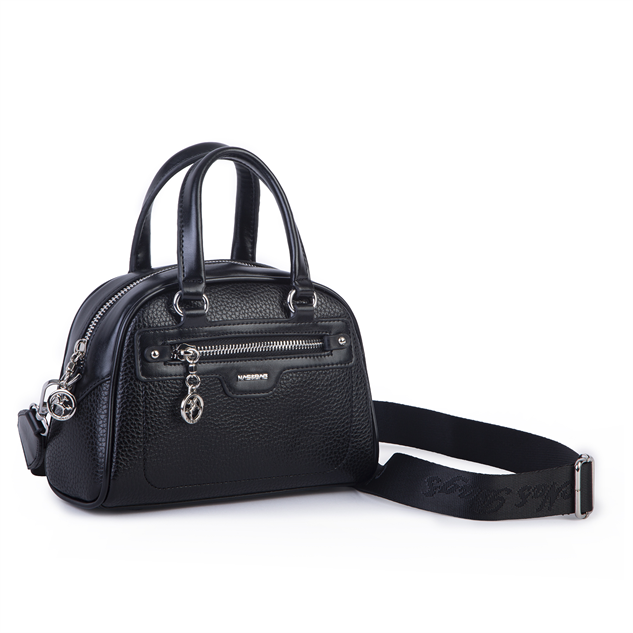 Nas Bag Kadın Mini El ve Çapraz Çanta Siyah Lopez