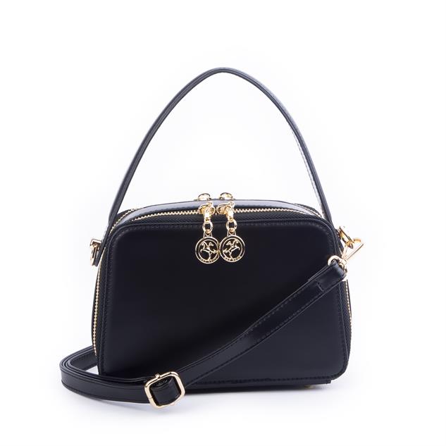 Nas Bag Kadın Mini El ve Çapraz Çanta Siyah  (en:20 boy :15)