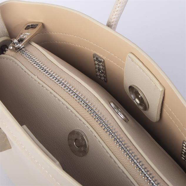 Nas Bag Kadın Mini Sepet Çanta El ve Çapraz Çanta Kum  Golf  ( 20x18cm)