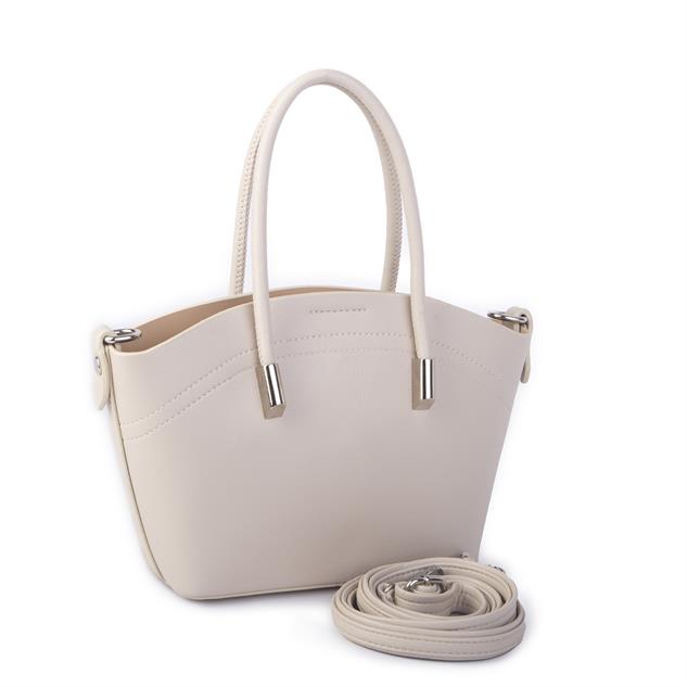 Nas Bag Kadın Mini Sepet Çanta El ve Çapraz Çanta Kum  Golf  ( 20x18cm)