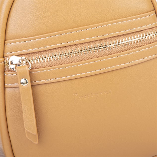 Nas Bag Kadın Mini Telefonluk Postacı Çantası (en : 14 cm ; boy: 18 cm ) Taba