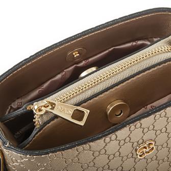 Nas Bag Kadın Mini Omuz ve Çapraz Çantası  Altın Prd(en;19 cm;boy;19 cm)