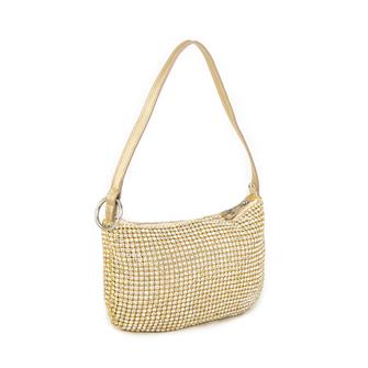 Nas Bag Kadın Çapraz  Çanta  Gold Diamond Altın Taşlı 